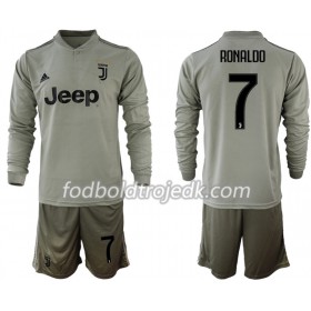 Juventus RONALDO 7 Børn Udebane 2018/19 - Fodboldtrøjer(L/S)
